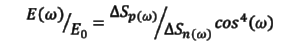 Note: this equation is true if ω is the same for object space as for image space. Image illumination can be different if the ω is different for image space, a common occurence in real optical systems. This topic requires additional explanation